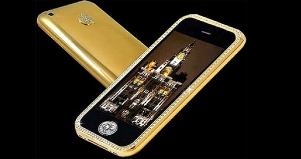 most expensive phones -gold_striker_iphone