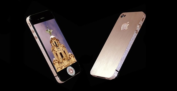most expensive phones - iphone-4-diamond-rose-edition
