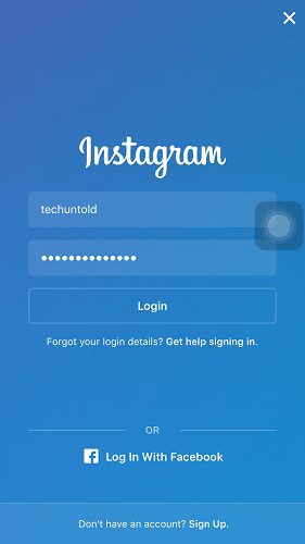 Use multiple Instagram accounts on same device