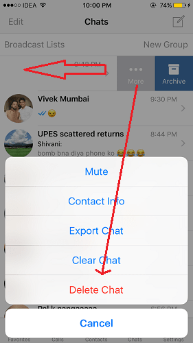 hide contact from Frequently Contacted on WhatsApp