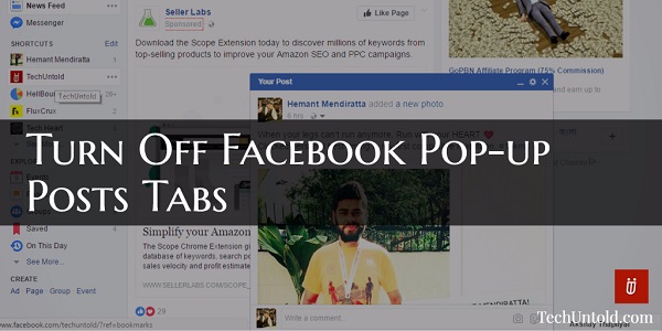 Turn Off Facebook Pop-up Posts Tabs