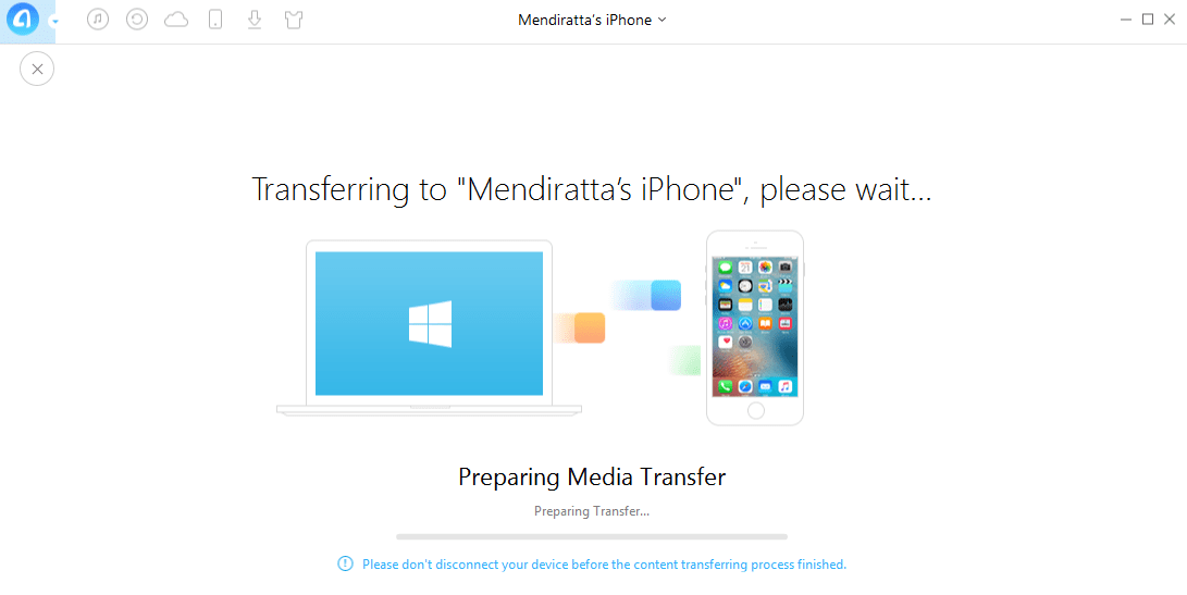 Transfer data to iPhone from PC without iTunes