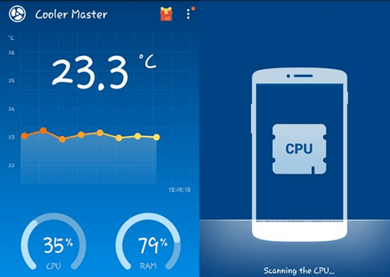 best cooling apps for Android phone -cooler master