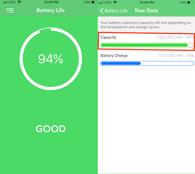 Check iPhone Battery Life