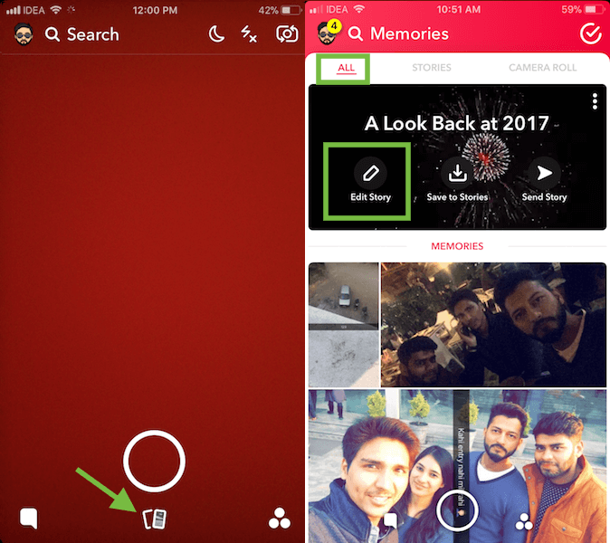 See Your Year In Review on Snapchat