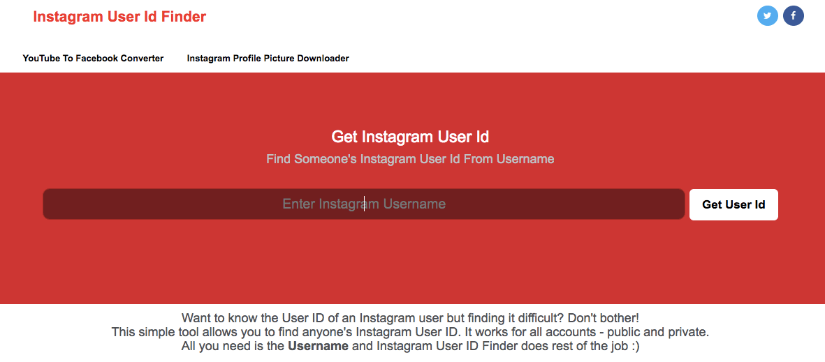 Instagram User ID Finder