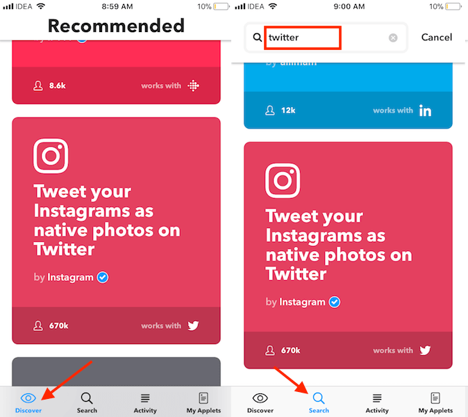 Share Instagram Photos on Twitter as native Pictures