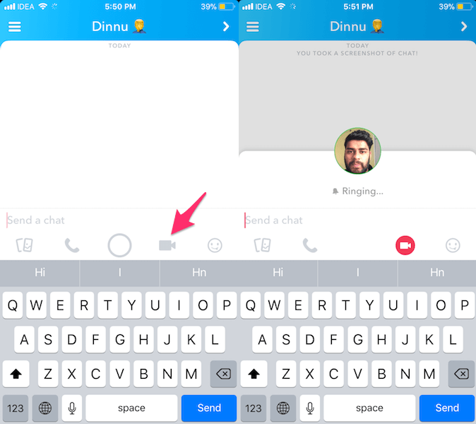 How To Video Call On Snapchat