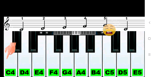 Best piano learning app - Real Piano Teacher (7b)