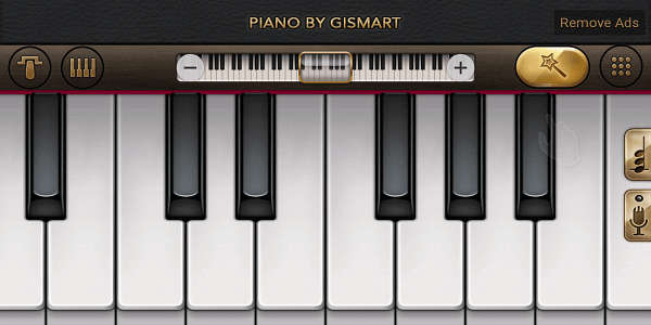 best piano app for android and iOS - Piano free (1a)