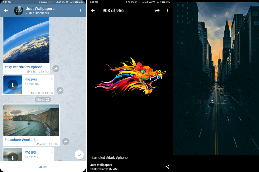 best telegram channel for HD wallpapers - Just Wallpapers