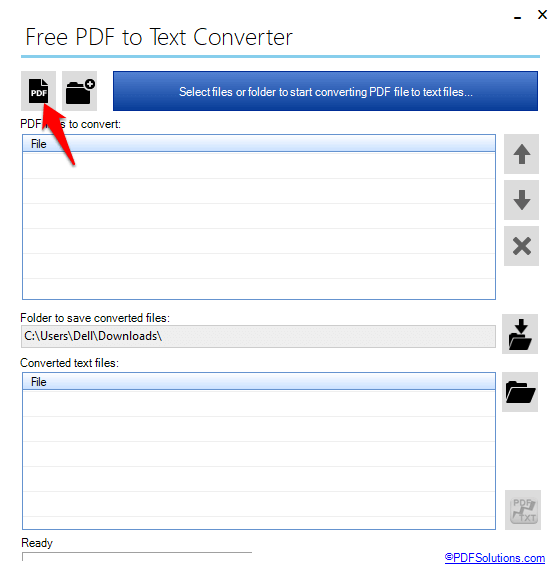 Free software to convert PDF to text