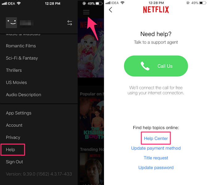 Request New Shows on Netflix app