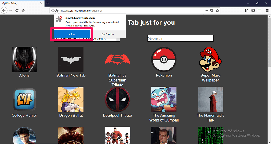 how to Change Firefox New Tab Wallpaper