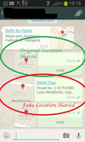Identify fake location
