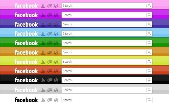 how to change facebook color to any color