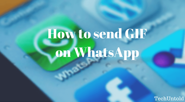 Send GIF on WhatsApp