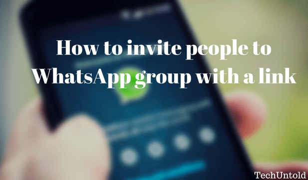 Add people to WhatsApp group with a link
