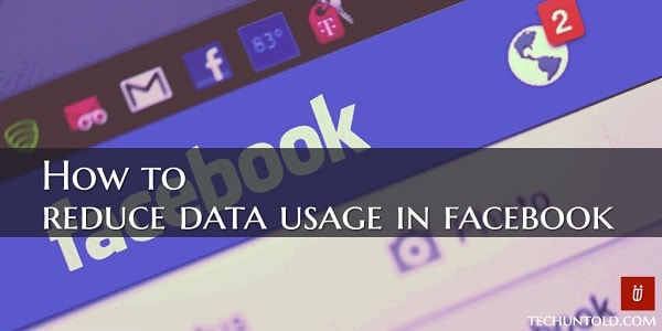 how to control or reduce data usage in facebook