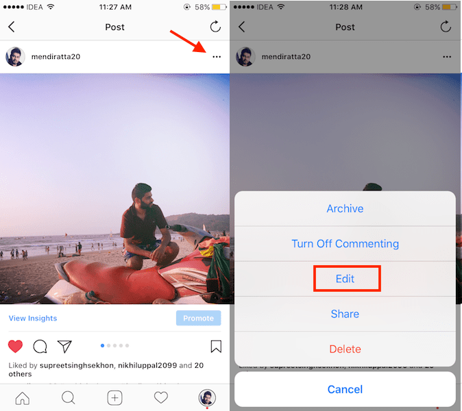 Albums 90+ Images how to edit photos on instagram post Latest