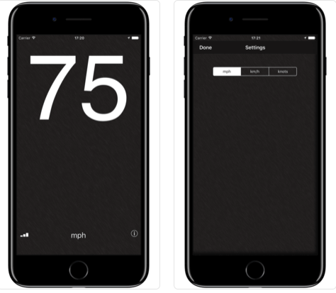 Speedometer app for iOS