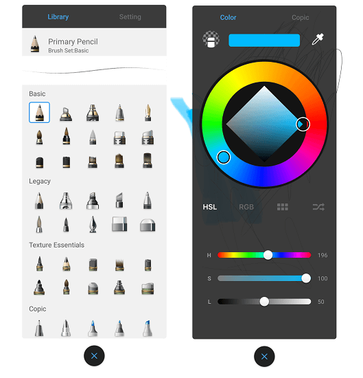 Free Android and iOS app icon template for Sketch and Figma - Mercury Blog