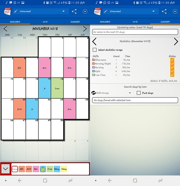 Work Shift Calendar - best shift worker calendar app android