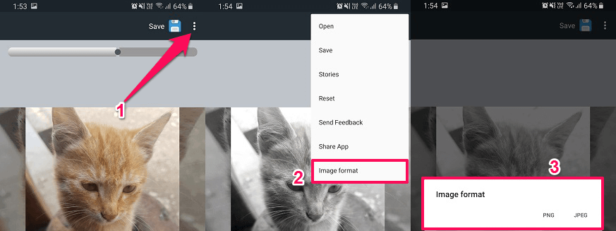 make square photos on android