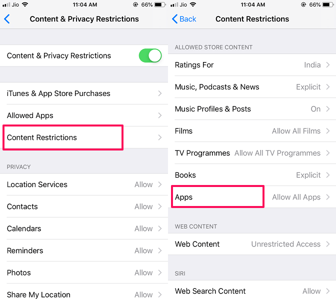 hide third party apps on iPhone