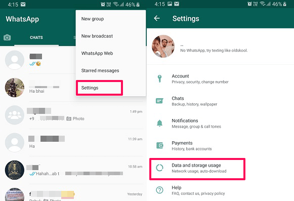 see how many text you've send to a contact in whatsapp