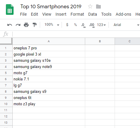 lower case using add-ons in Google Sheets