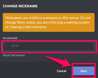 change nickname of other members on Discord