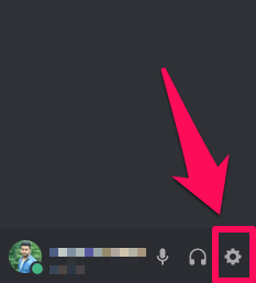 click on settings icon