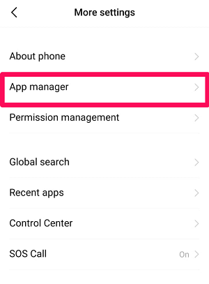 open app manager 