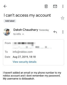 Roblox Forgot Password No Email
