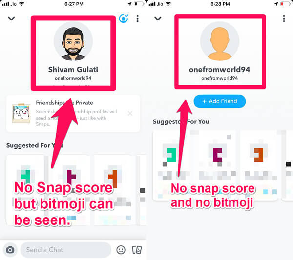 Know If Someone Blocked or deleted You on Snapchat