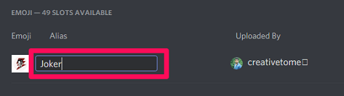 add emojis on Discord