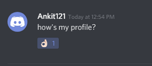 react with emojis on discord