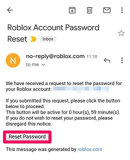 Roblox Password No Email