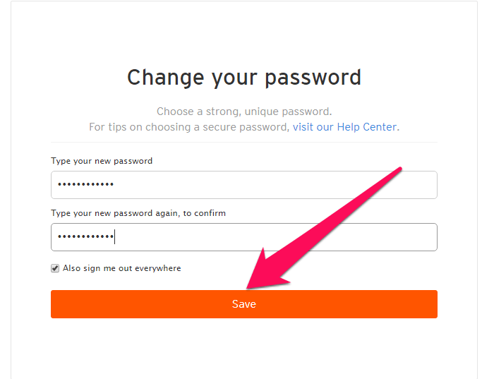 Change Soundcloud password