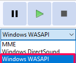 set windows as the audio host