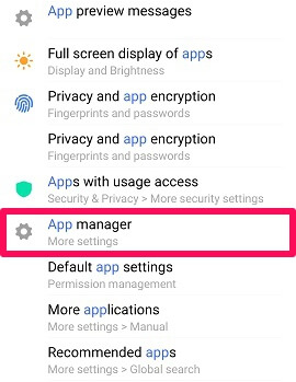 phone app manager