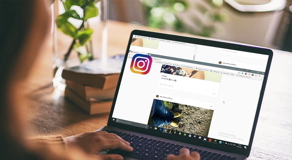 can't post on instagram from pc