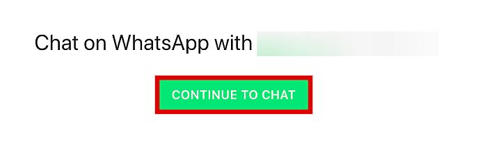click “Continue to chat”