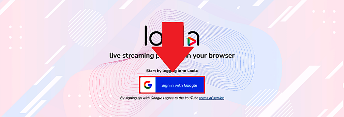 Loola Sign in with Google