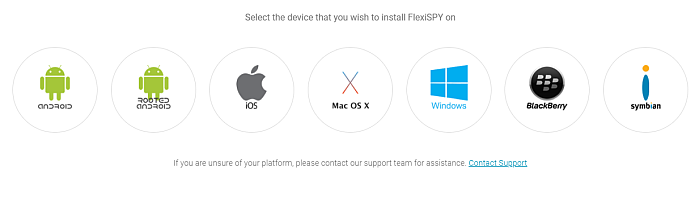 Compatable device and systems for FlexiSpy app