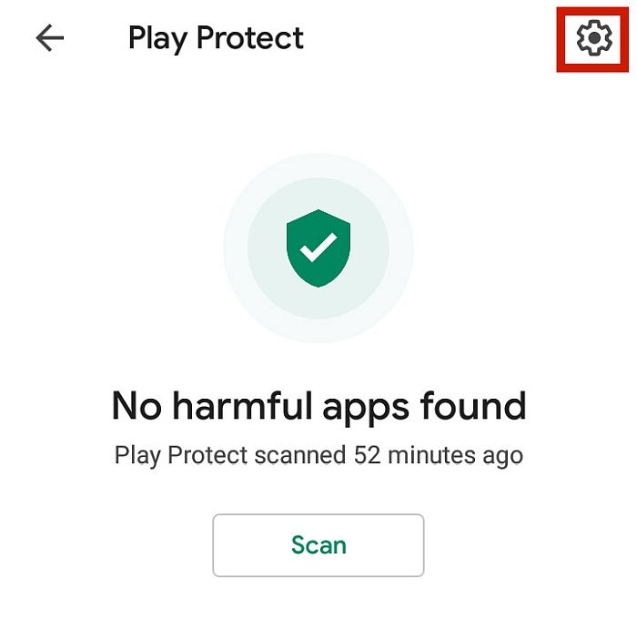 Play protect interface