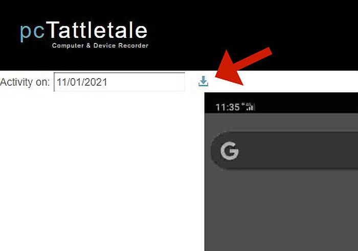 Video download option for activity tracking in PCTattletale