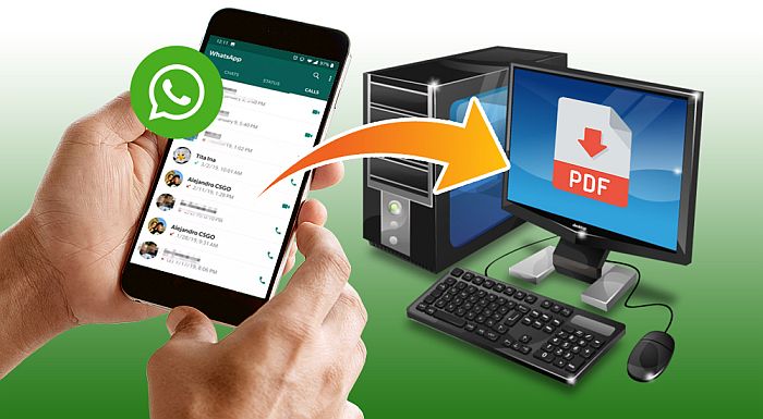 How to export chat in whatsapp web