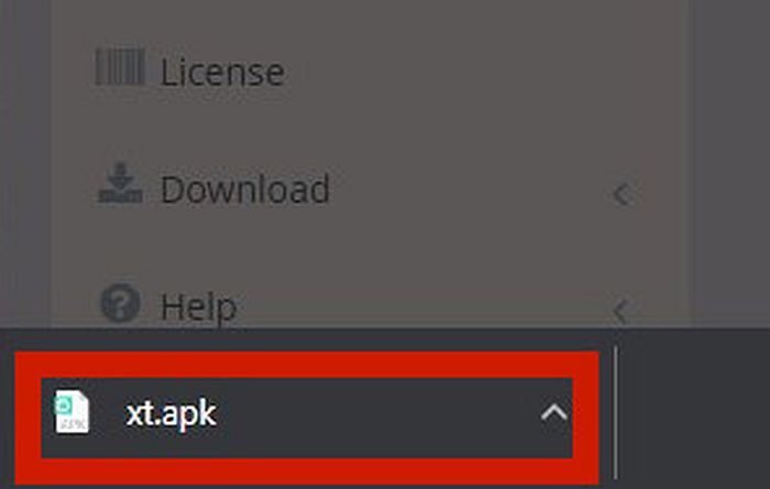 Downloading the apk file for iKeyMonitor